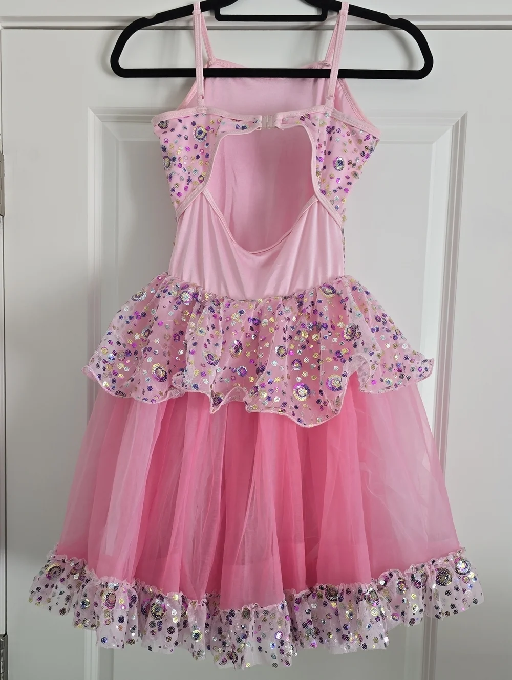 Pink Sequined Tutu Ballet Dress Youth XL